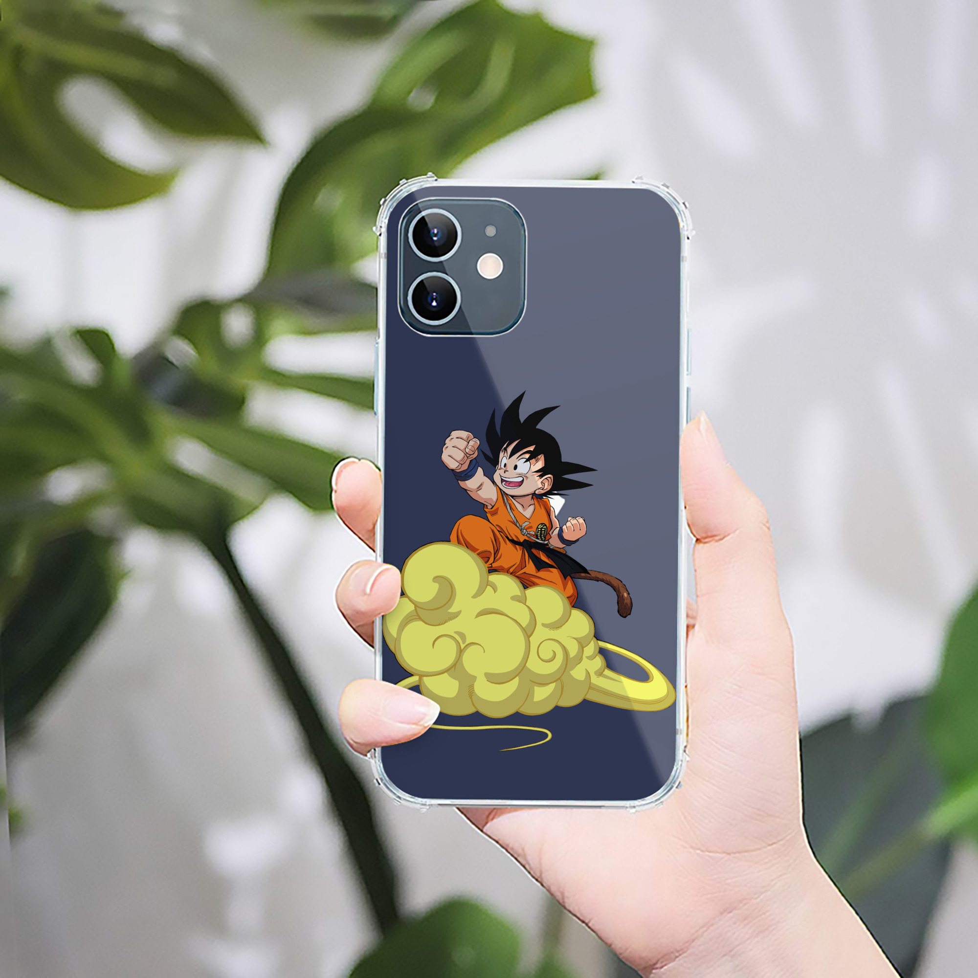 （画像用） ドラゴンボール 孫悟空（そん ごくう）Son Goku カカロット DRAGON BALL Kakarotto 【iPhone 12シリーズ対応】透明スマホケース（クリアソフトケース）